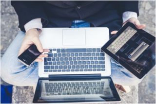 Vaste PC, laptop, tablet en mobiele telefoon